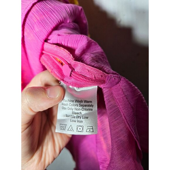 Platinum Design Collection Womens Asymmetrical Cold Shoulder Blouse Size 12 - Picture 9 of 10